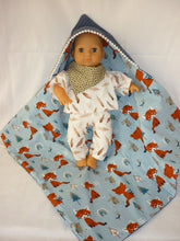 Afbeelding in Gallery-weergave laden, Omslagdoek Pop Vosjes Blauw