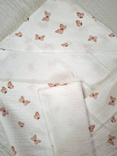 Afbeelding in Gallery-weergave laden, Badcape Cottonsoft Vlinders
