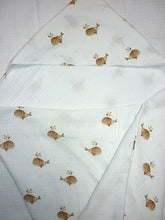 Afbeelding in Gallery-weergave laden, Badcape Cottonsoft Walvisjes
