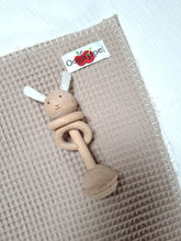 Afbeelding in Gallery-weergave laden, Deken Cottonfleece Wafelstof Donker Beige
