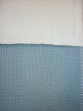 Afbeelding in Gallery-weergave laden, Deken Cottonfleece Wafelstof Licht Blauw
