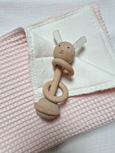 Afbeelding in Gallery-weergave laden, Deken Wafelstof &amp; Cotton Fleece Licht Roze
