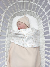 Afbeelding in Gallery-weergave laden, Deken Kinderwagen Tricot Wafel Licht Beige Cottonsoft Wilgentak
