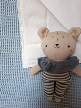 Afbeelding in Gallery-weergave laden, Deken Wafelstof &amp; Cotton Fleece  Licht Blauw
