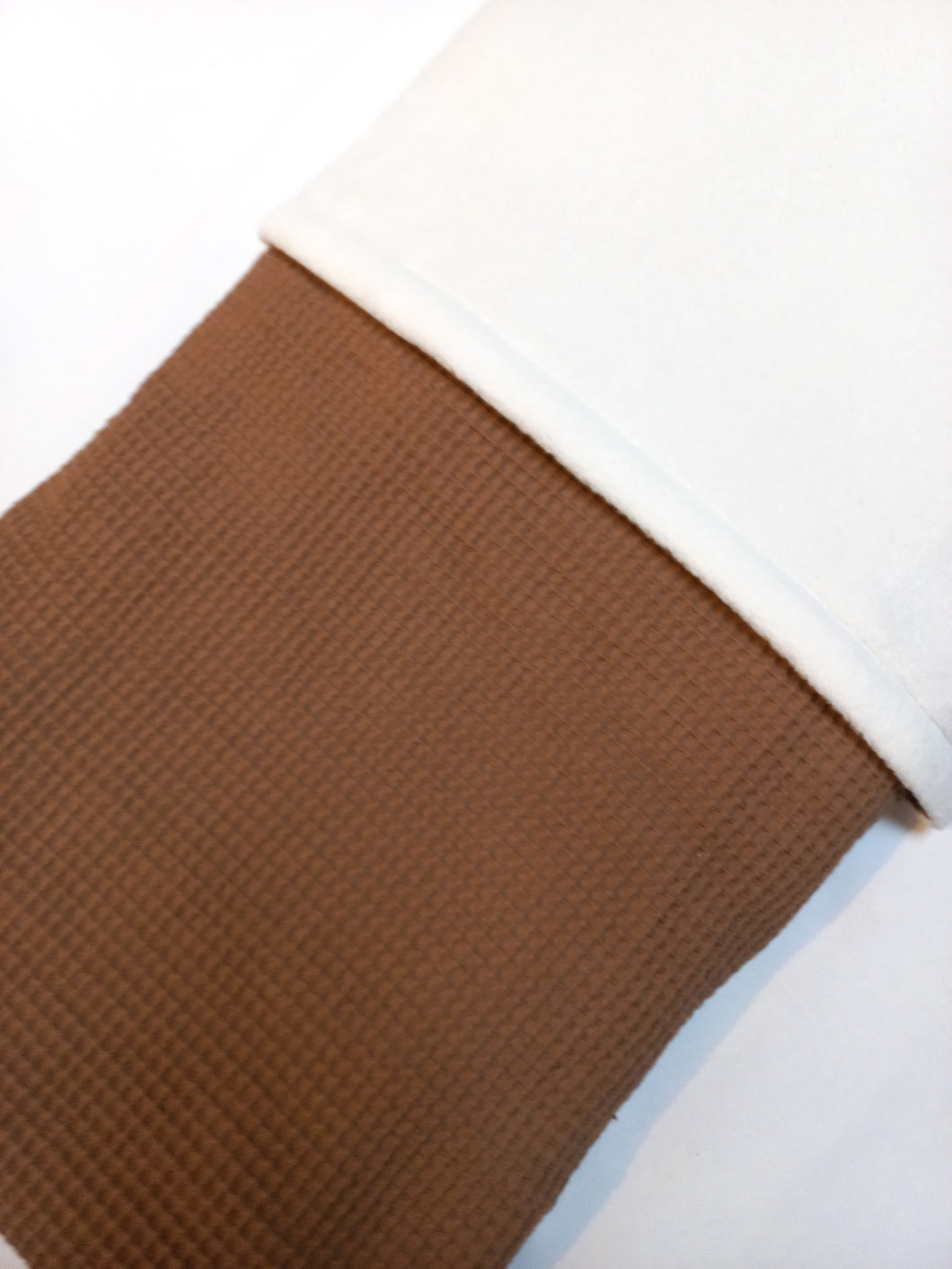 Deken Teddy Wafelstof Cacao Bruin