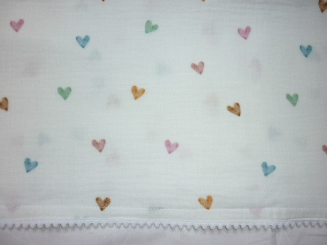 Laken Cottonsoft Hartjes