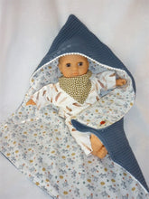 Afbeelding in Gallery-weergave laden, Omslagdoek Pop Leo Blauw
