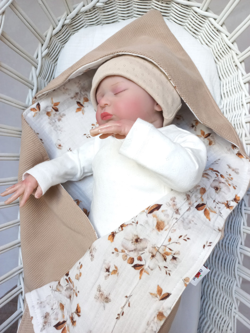 Wikkeldeken Jasmijn Tricot Wafel en Cottonsoft