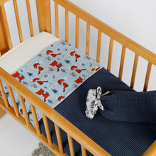 Afbeelding in Gallery-weergave laden, Wafelstof deken Denimblauw
