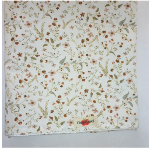 Laken Millefleurs Zilveren Bies